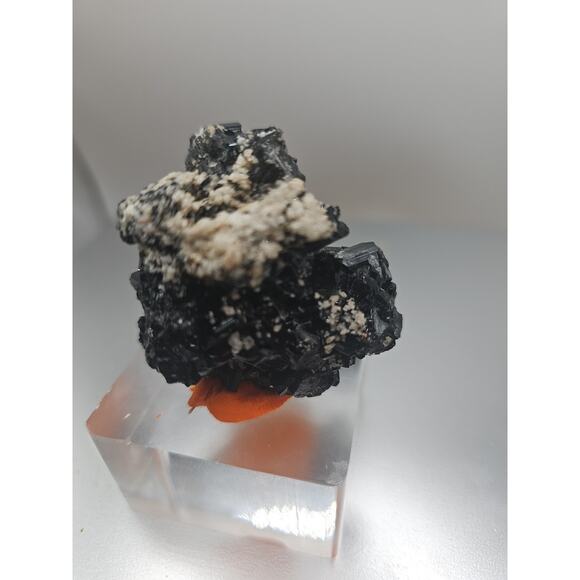 Black Tourmaline Crystal Specimen Rough Raw From Afghanistan 83grams - Picture 8 of 16